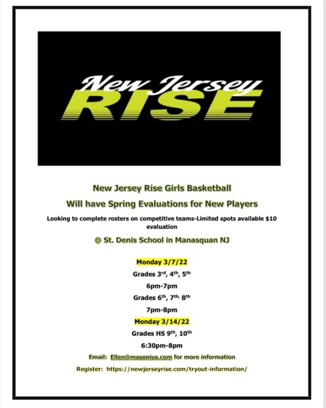 Home of New Jersey RISE – Register Here